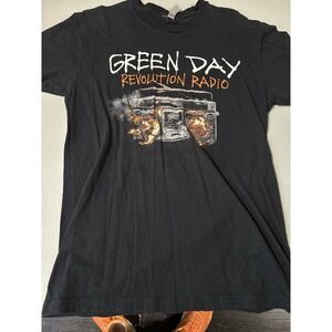 Green Day Shirt Size M Adult Revolution Radio Tour 2017 Music Concert Black